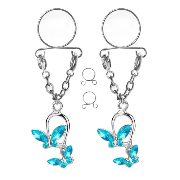DALAOCU Adjustable Nipple Clips Clamps Gold Breast Clamps Screw Clip on Nipple Clamp Jewelry Non Piercing Chain Jewelry DALAOCU Adjustable Nipple Clips Clamps Gold Breast Clamps Screw Clip on Nipple Clamp Jewelry Non Piercing Chain Jewelry